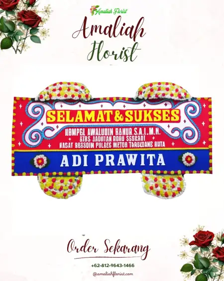 Papan Bunga Ucapan Selamat Ambalawi