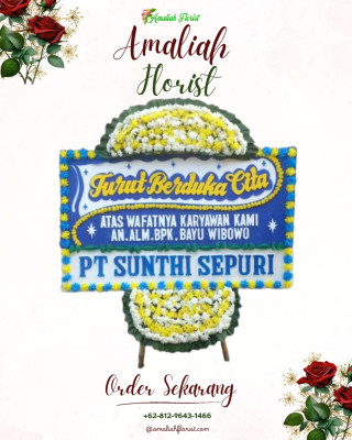 Papan Bunga Duka di Ambalawi
